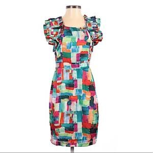Pure Melin by New York tangle color pop sheath dress, 1